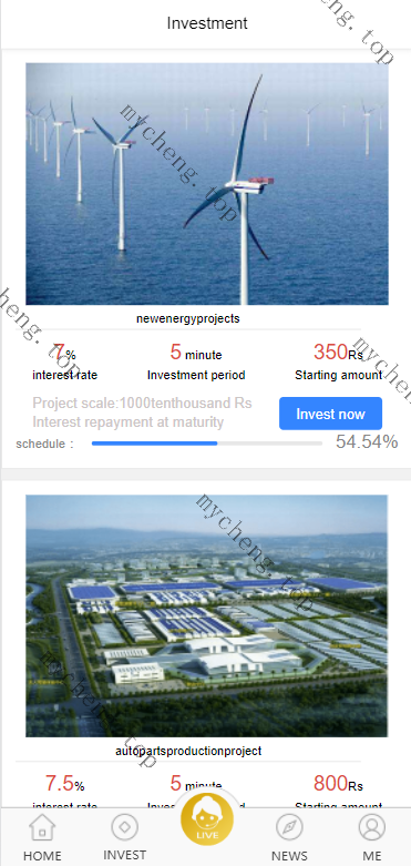 二开英文版p2p投资理财源码/众筹投资分红系统