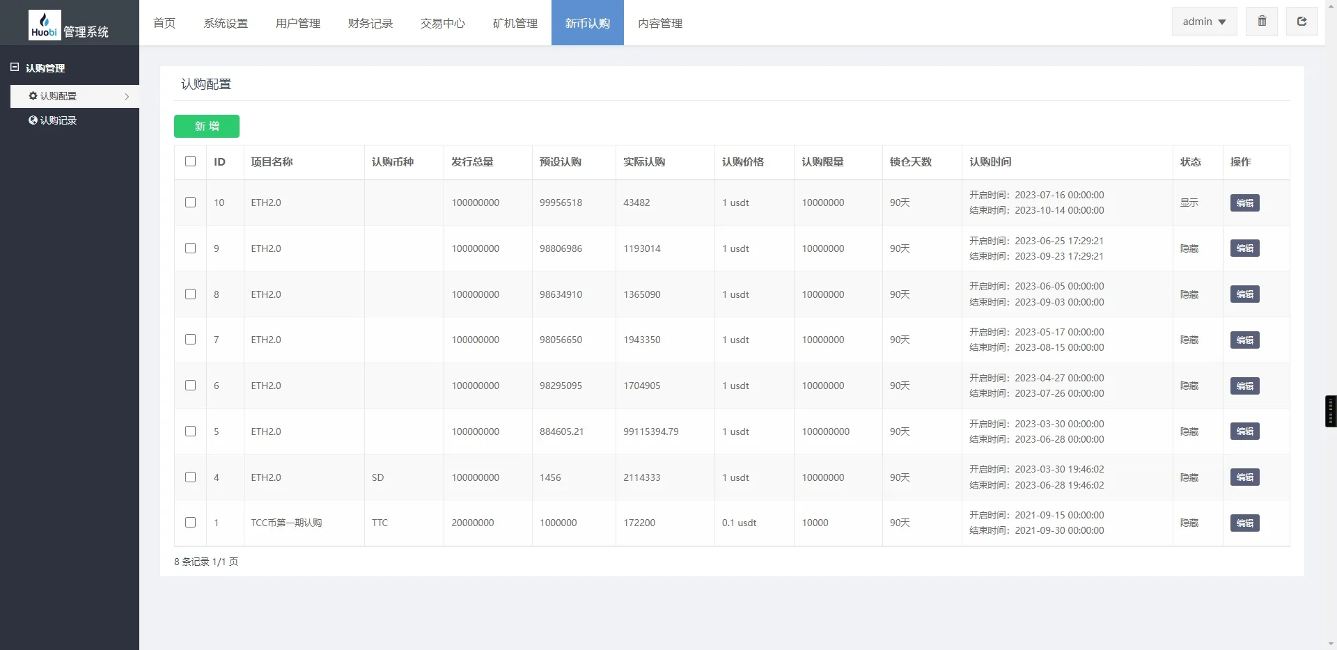 新UI多语言区块链合约交易所秒交易矿机币币交易完美K线源码下载 - 图13